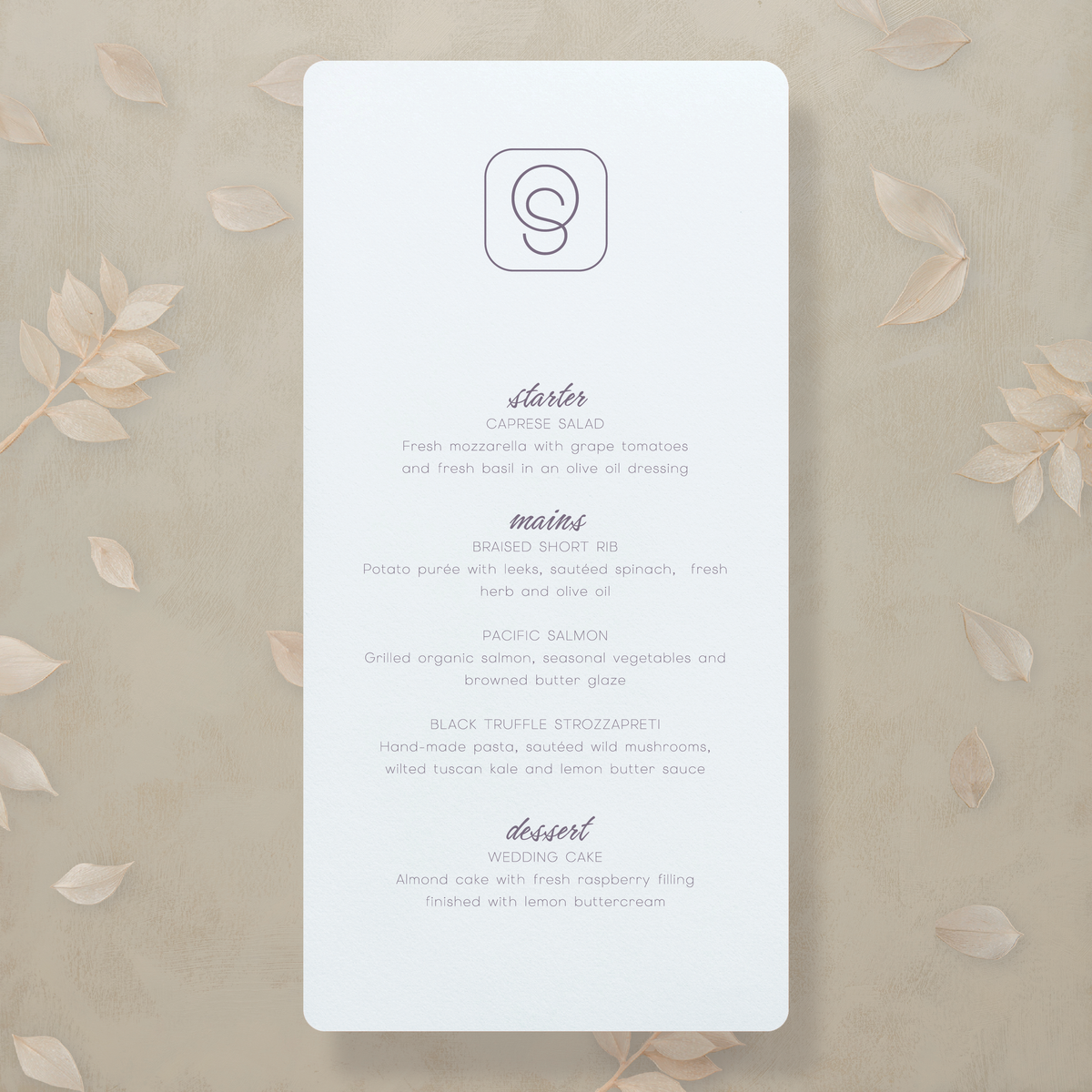 Monochrome Muse Menu