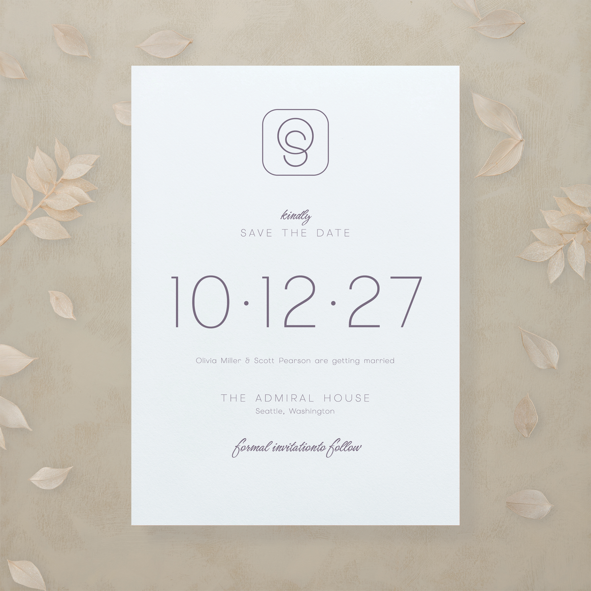 Monochrome Muse Save The Date