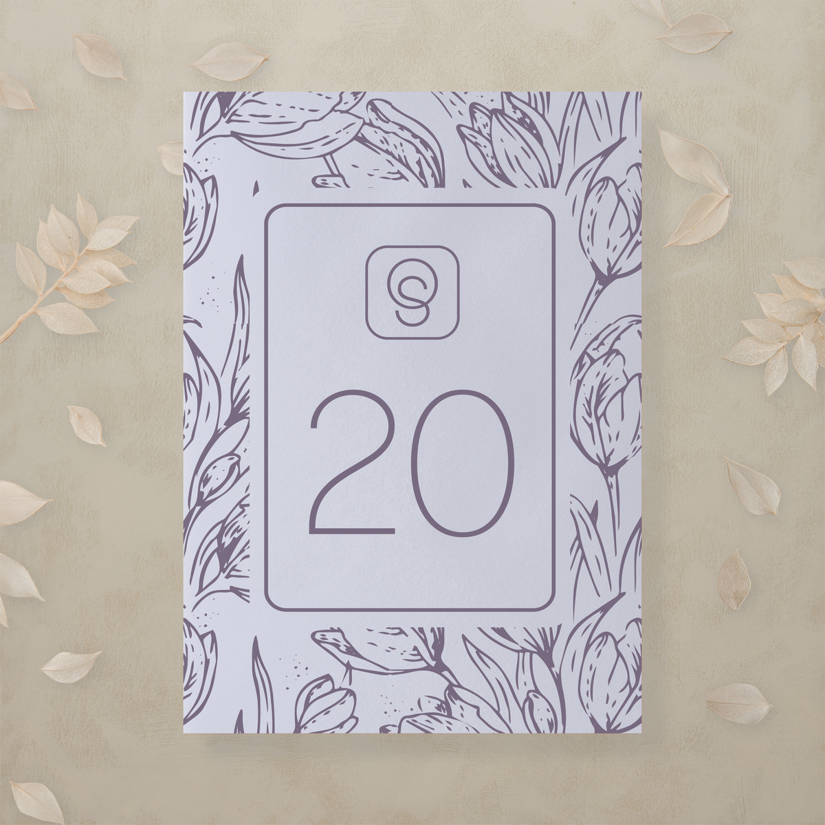 Monochrome Muse Table Number