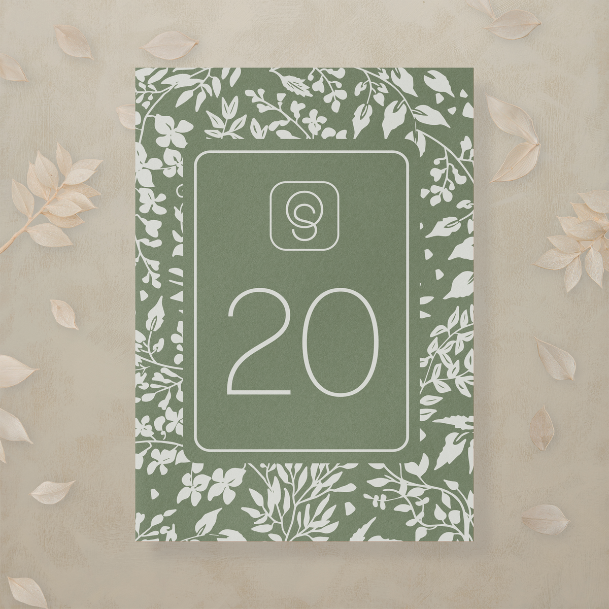 Monochrome Muse Table Number