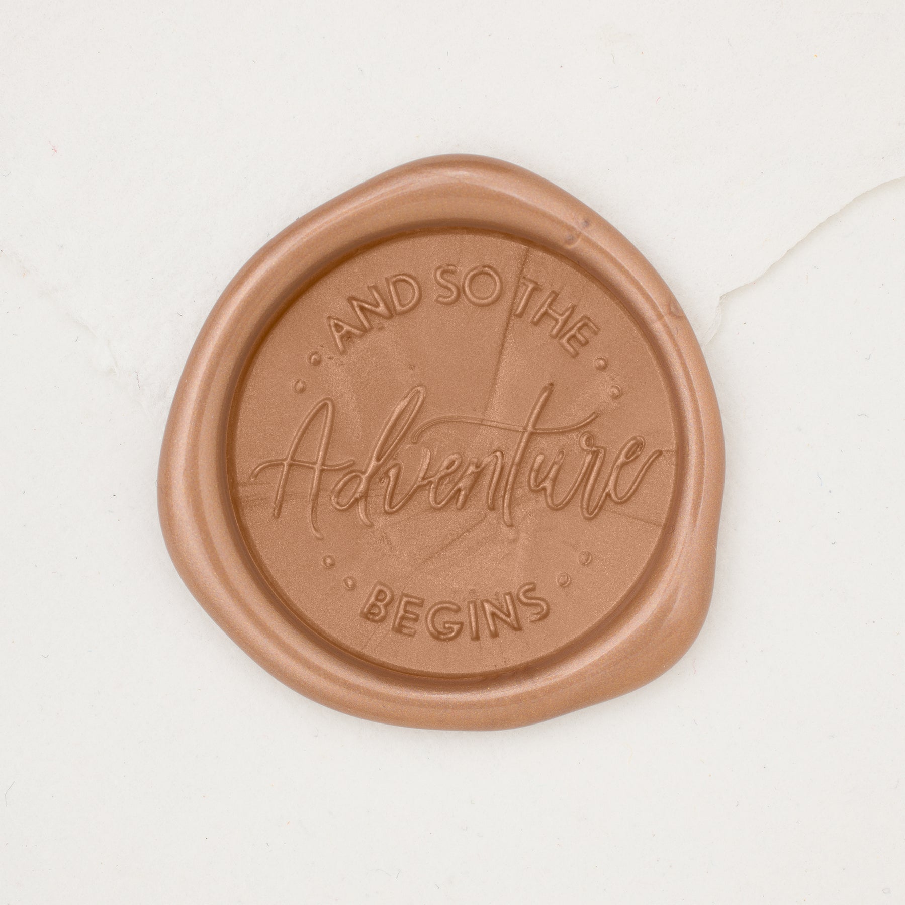 And So The Adventure Begins Wax Seals
