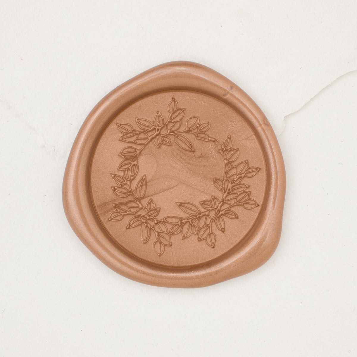 Salal Wreath Wax Seals