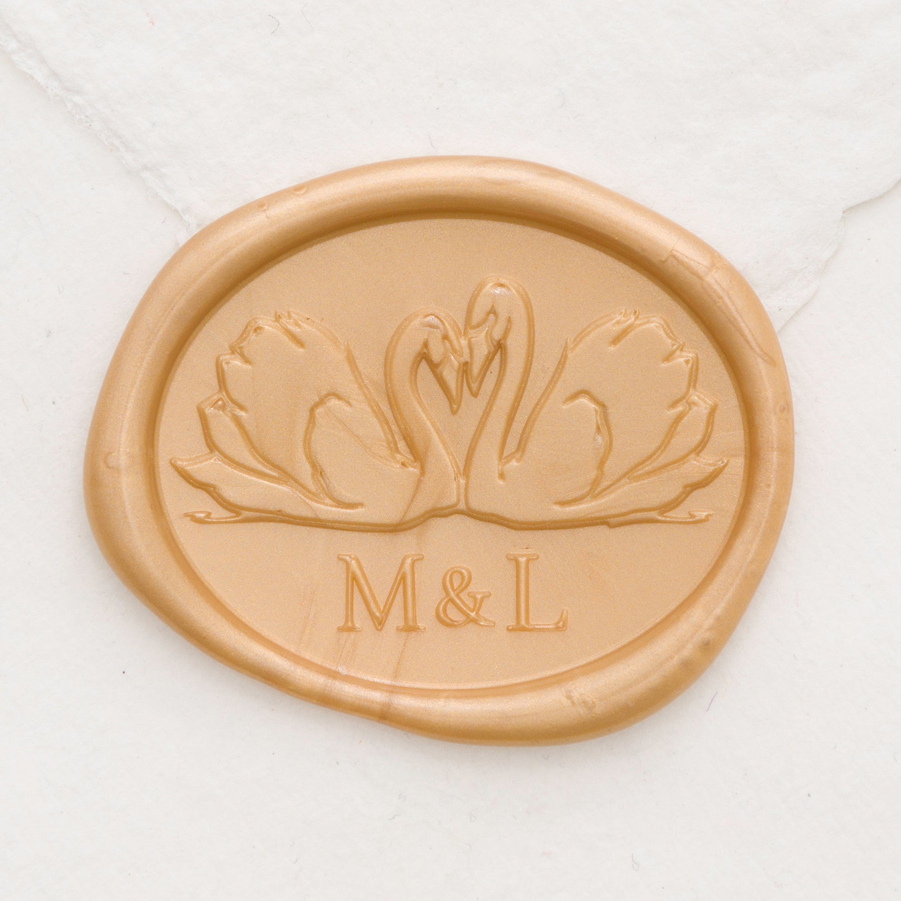 Swan Duo Monogram Wax Seals