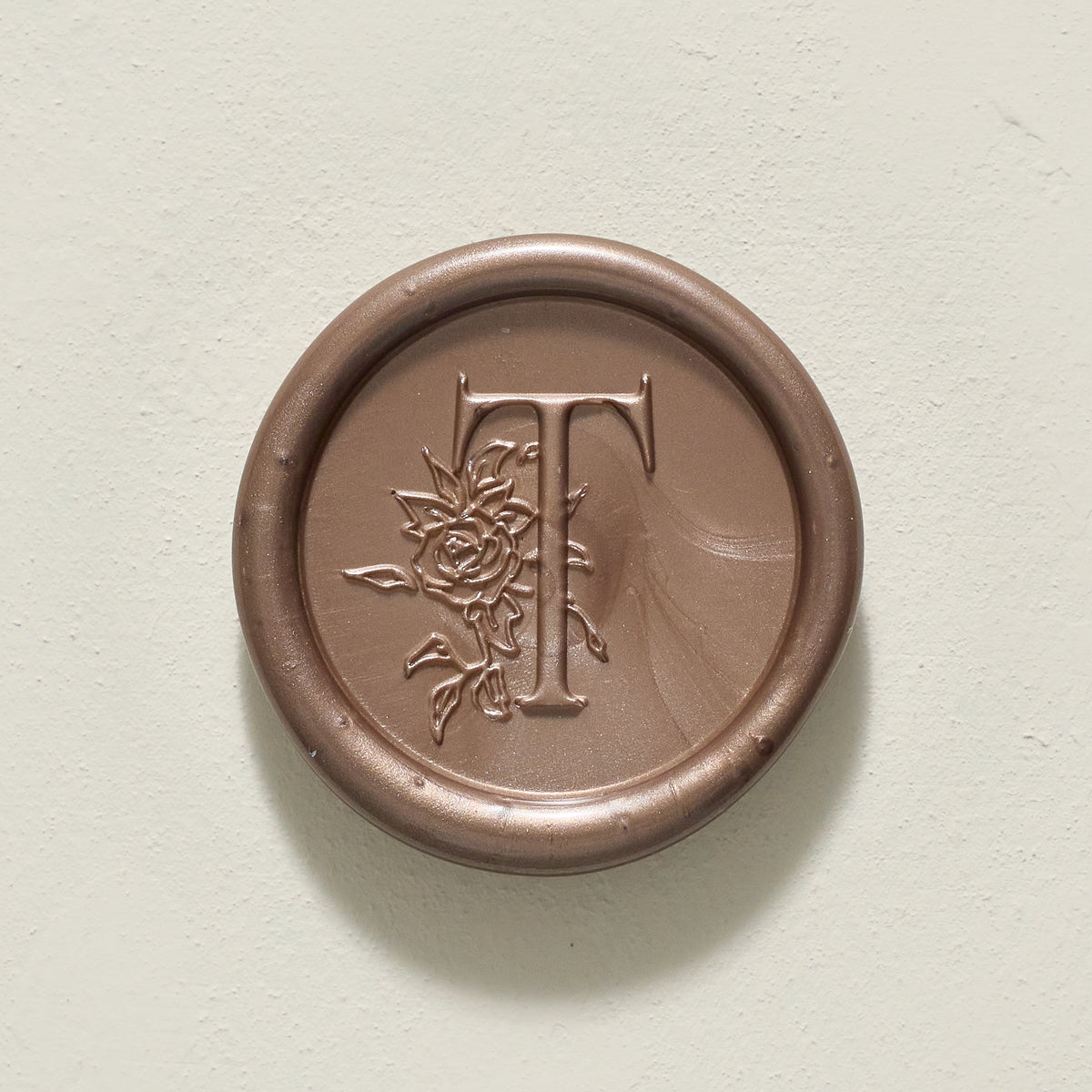Rose Serenade Single Initial Wax Seals
