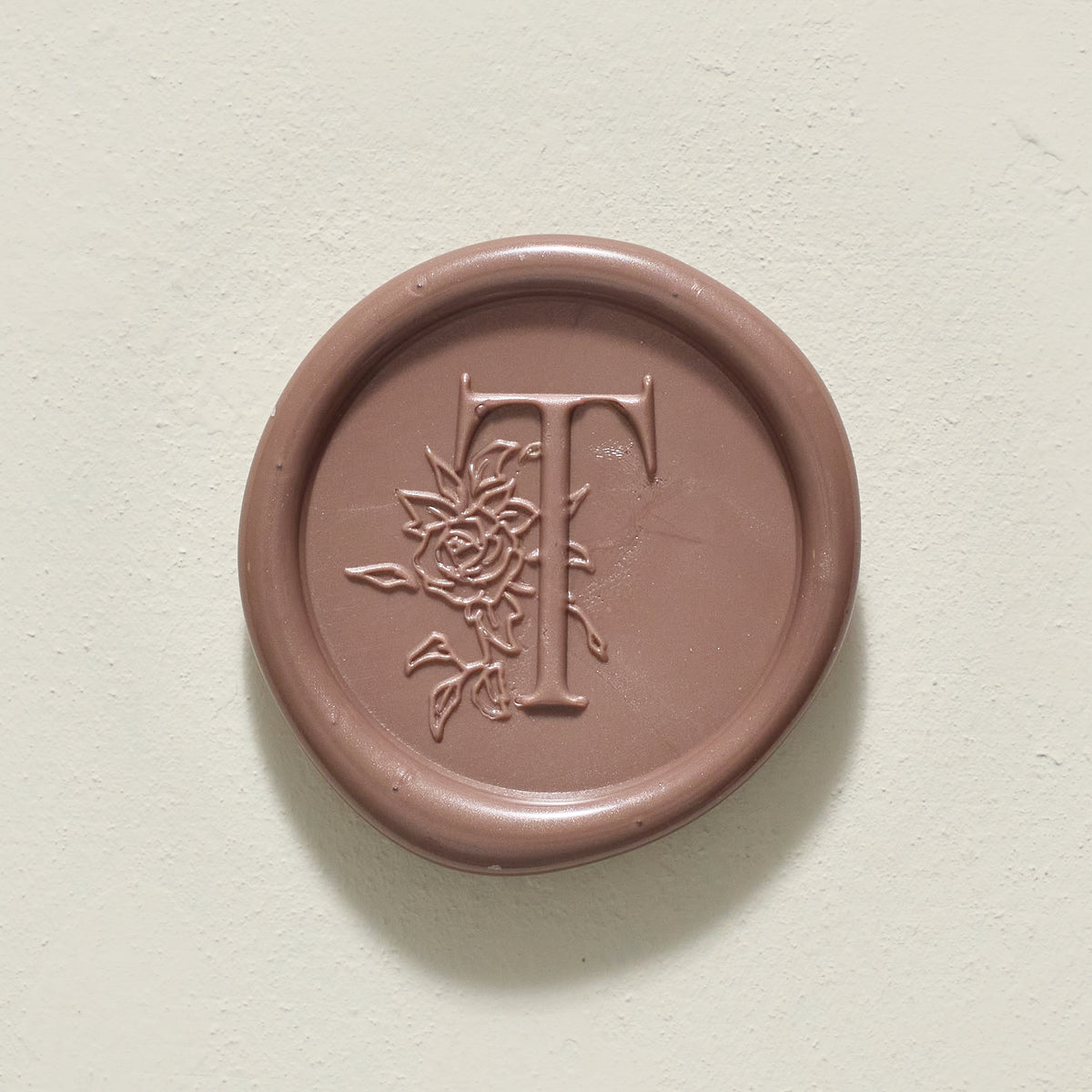 Rose Serenade Single Initial Wax Seals
