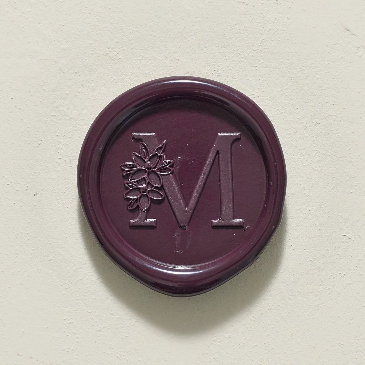 Blossom Single Initial Wax Seals