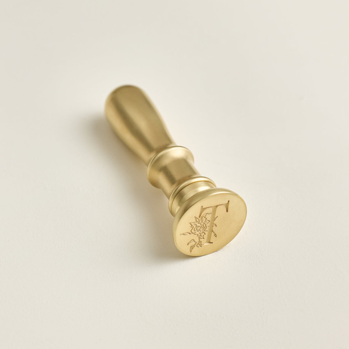 Rose Serenade Single Initial Wax Stamp