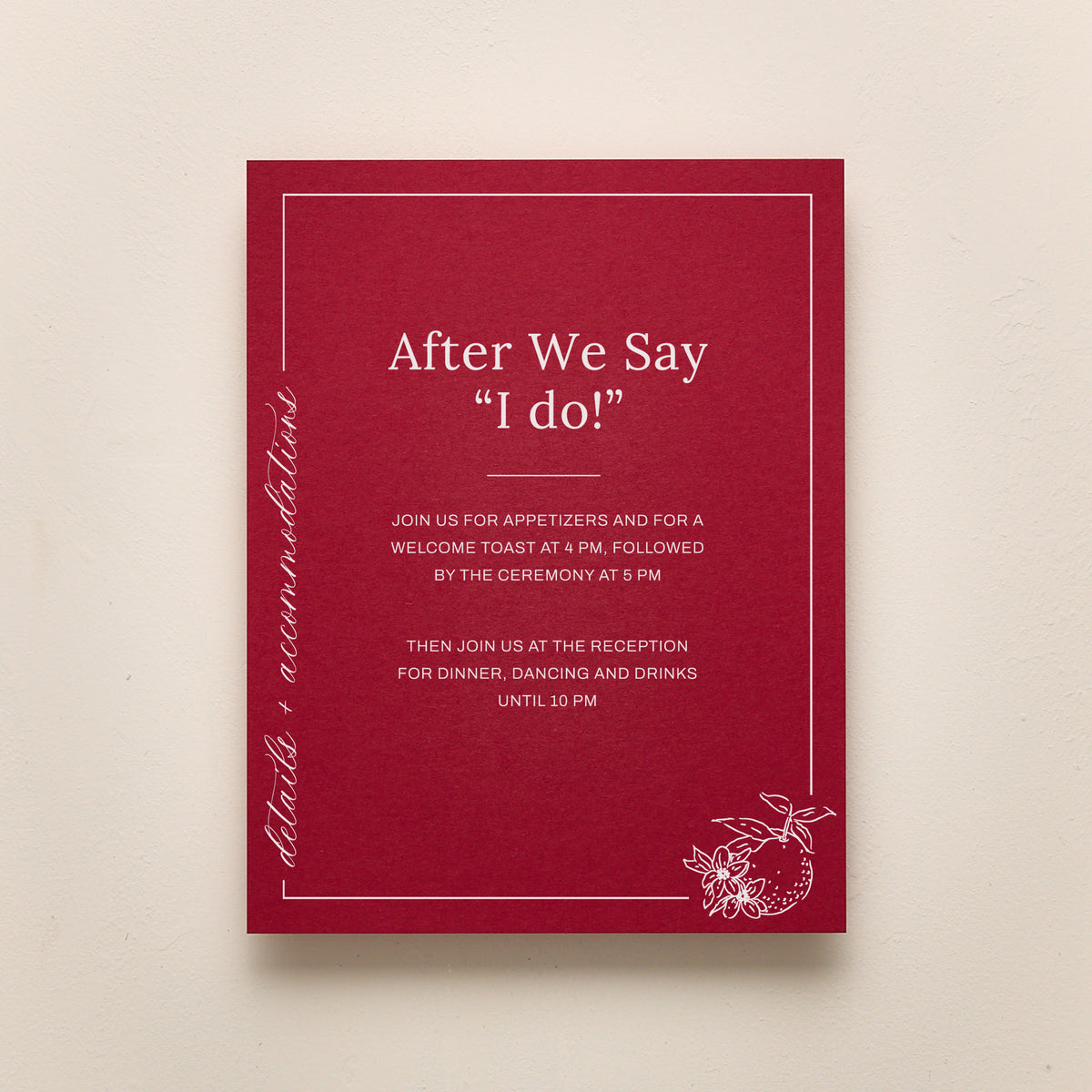 Blossom Details Card