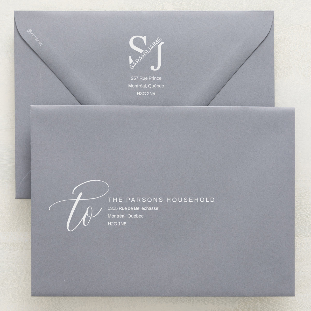 Blossom Addressed Envelopes