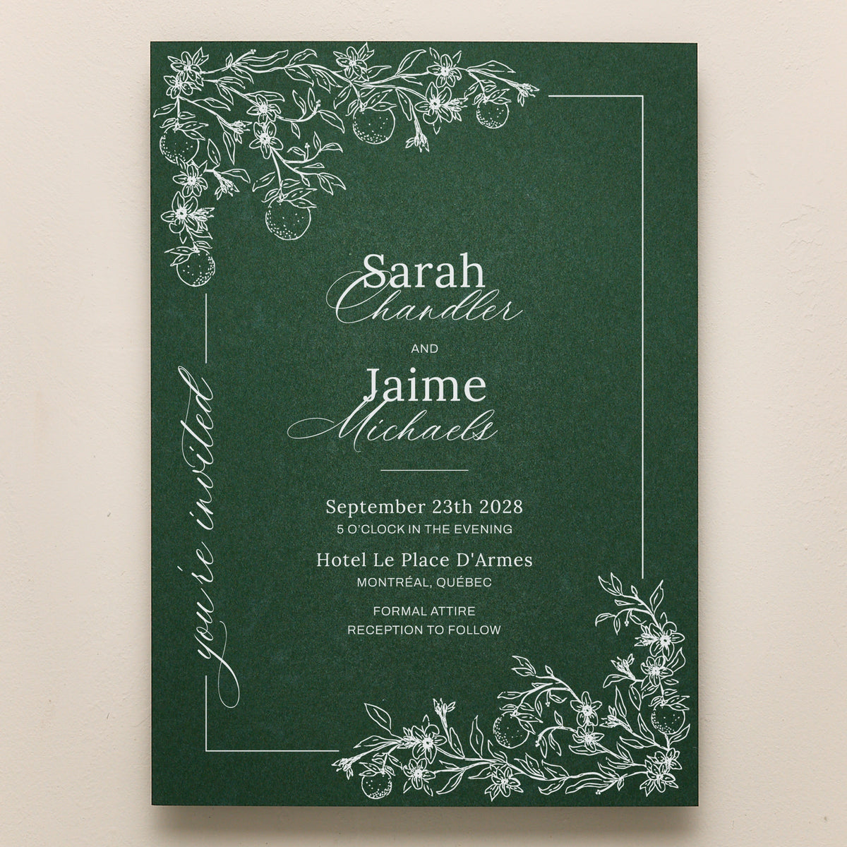 Blossom Wedding Invitations