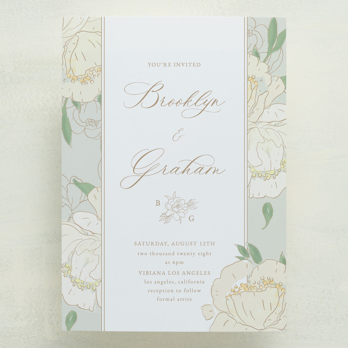 Meadow All In One Wedding Invitations