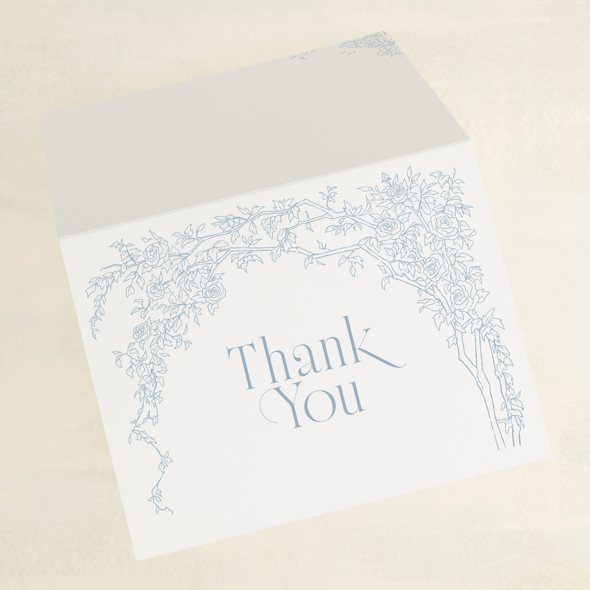 Rose Serenade Thank You Cards