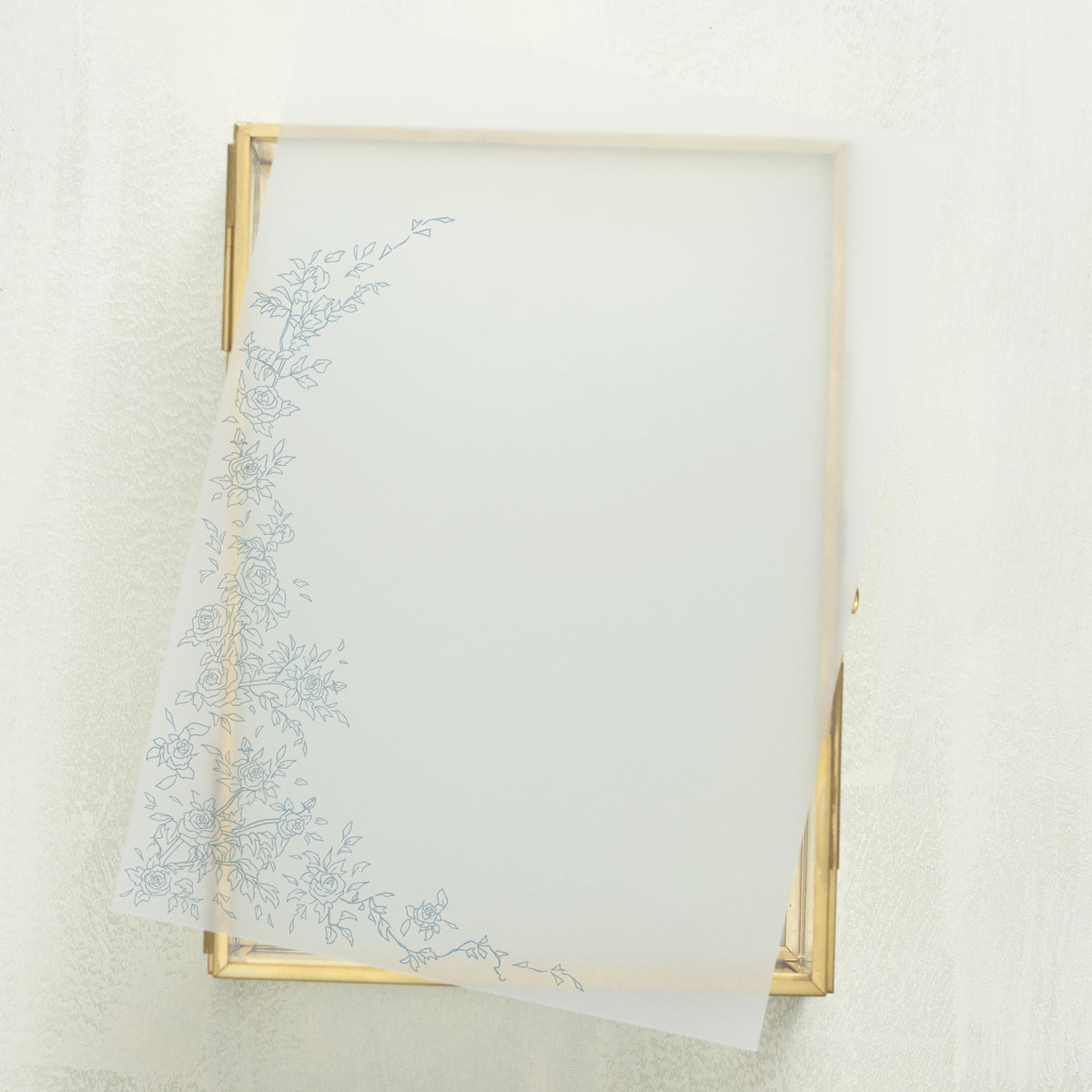 Rose Serenade Vellum Overlay (10-pack)