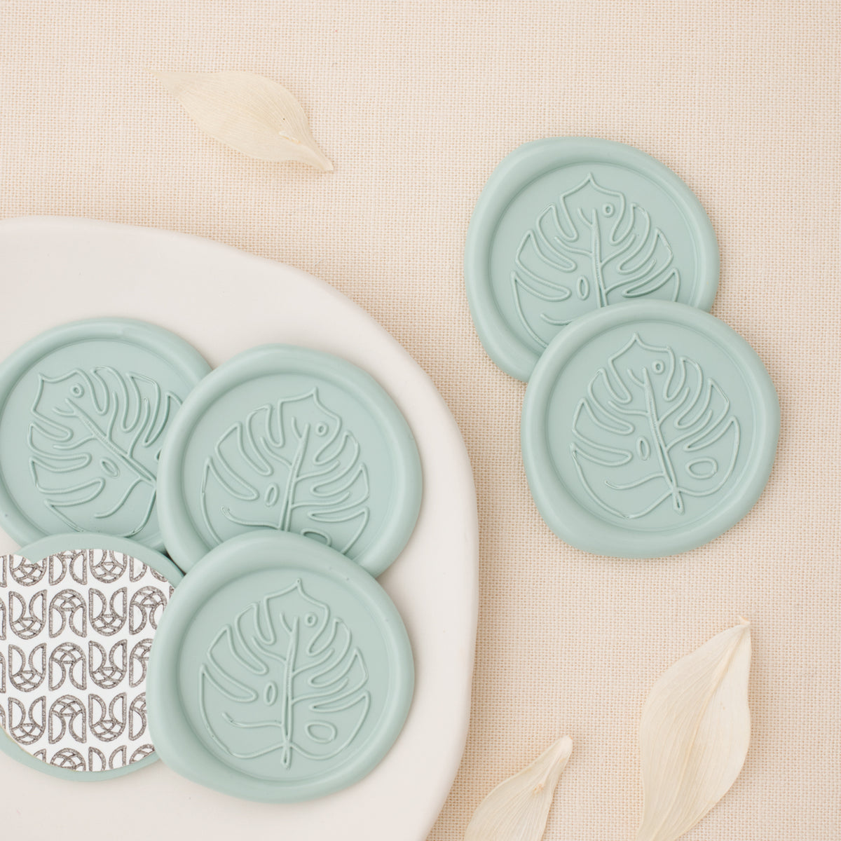 Monstera Love Wax Seals