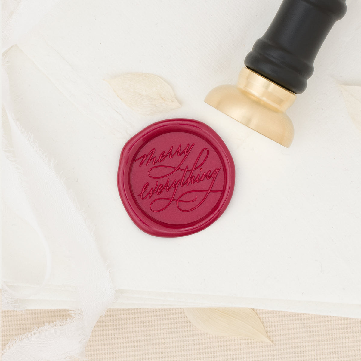 Merry Everything Wax Stamp