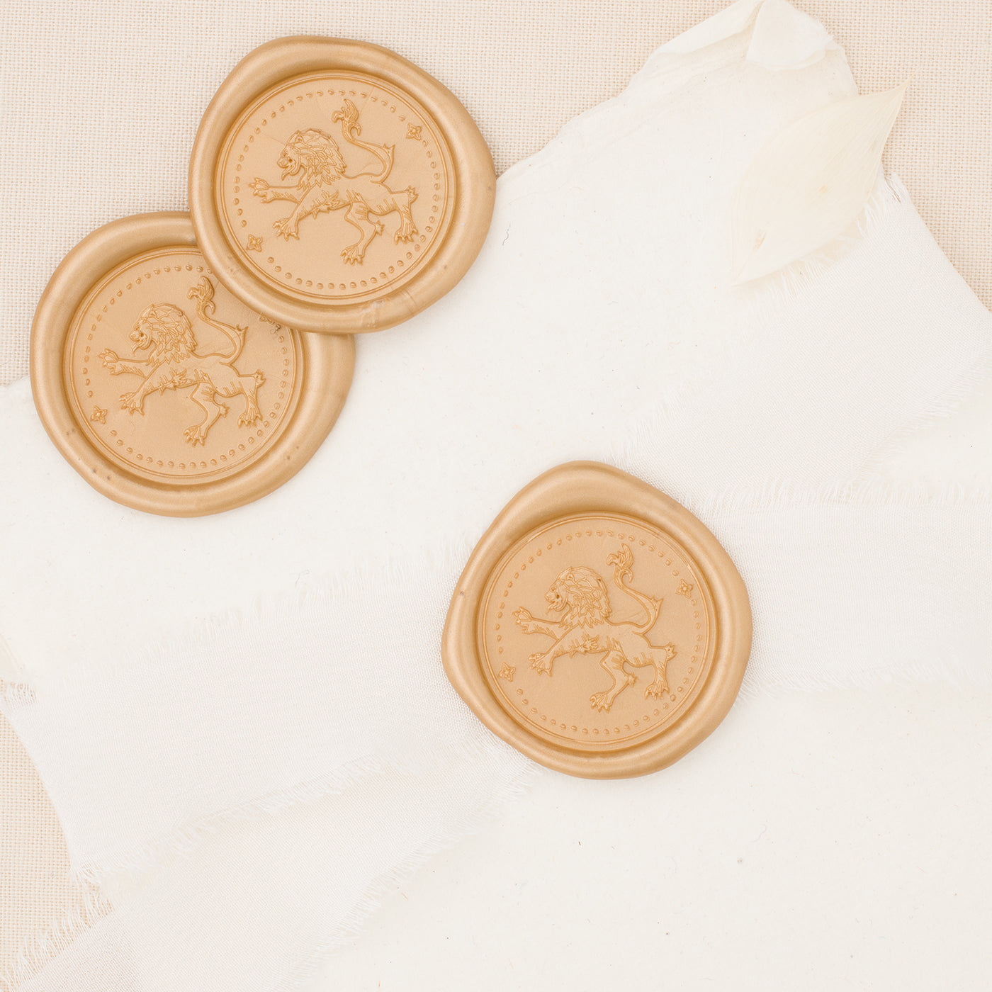 Leo Crest Wax Seals