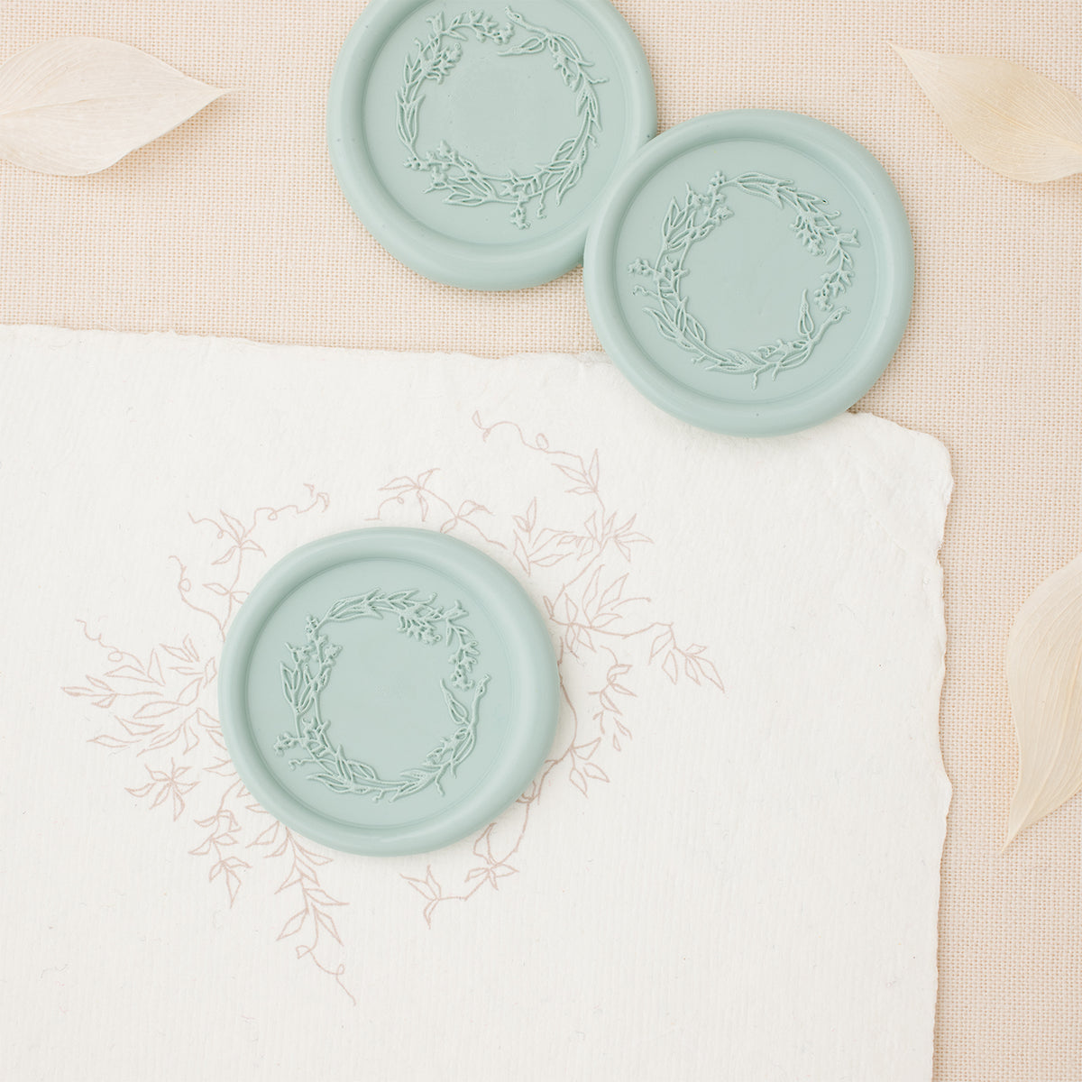 Garden Wreath Wax Seals