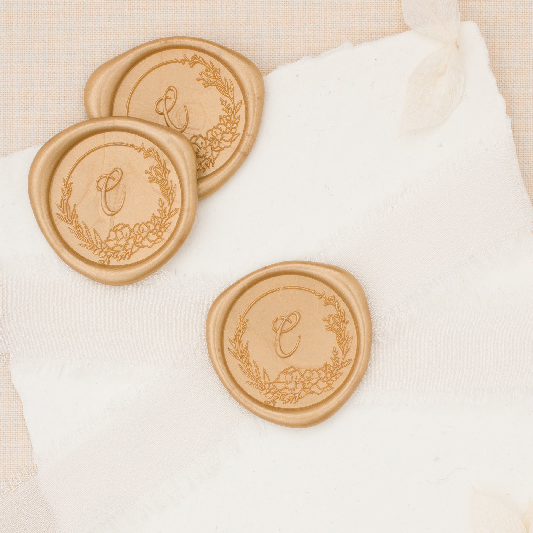 Ainsley Single Initial Wax Seals