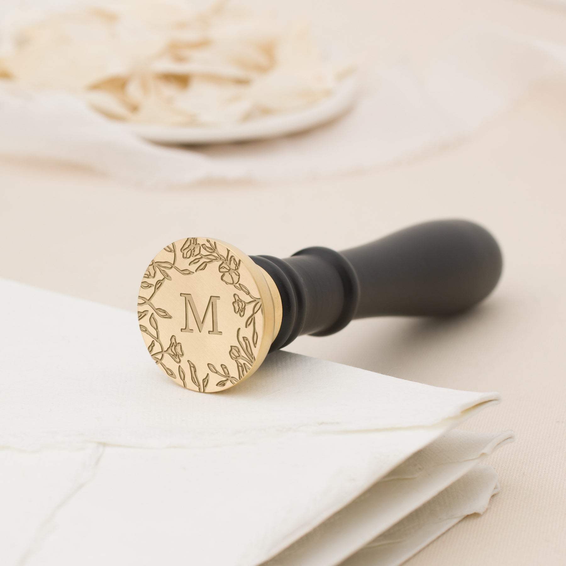 Alice Single Initial Wax Stamp