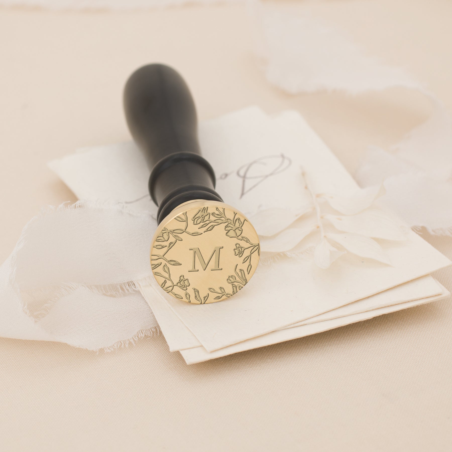 Alice Single Initial Wax Stamp