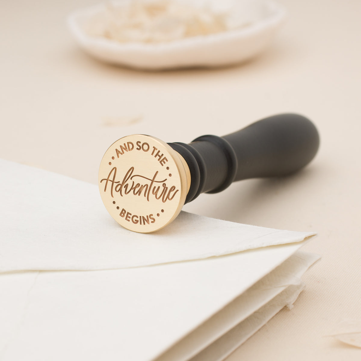 And So The Adventure Begins Wax Stamp