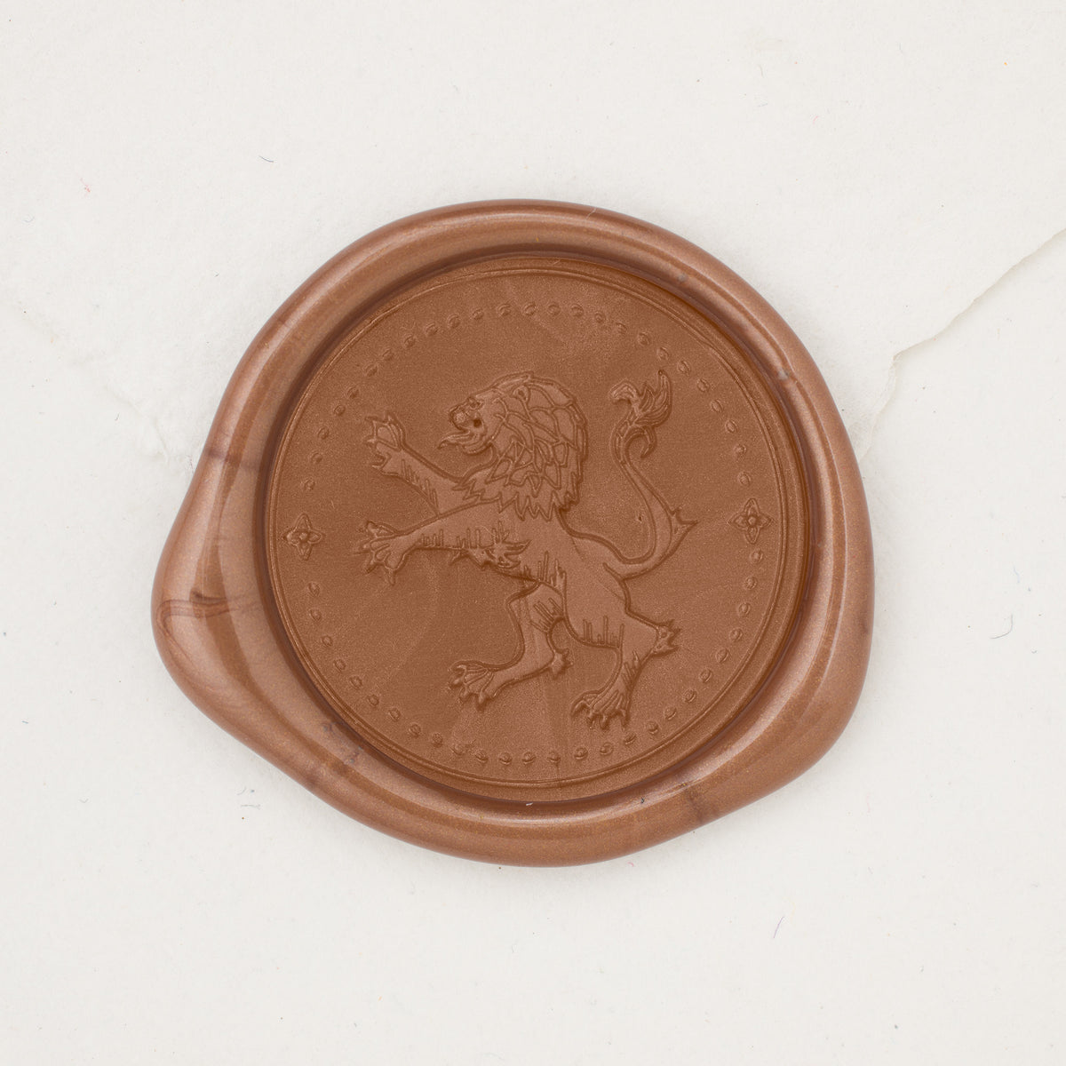 Leo Crest Wax Seals