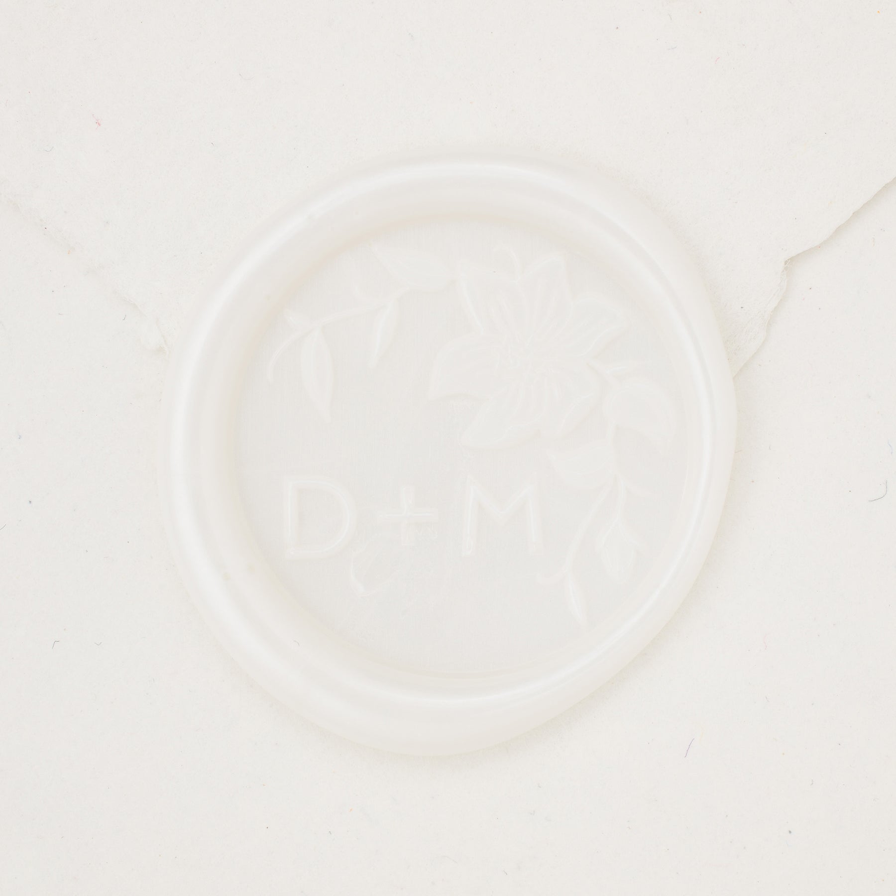 Clematis Monogram Wax Seals