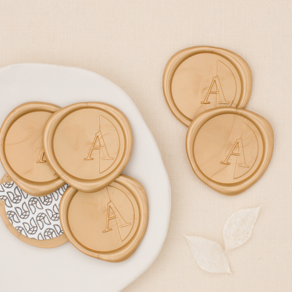 Audrey Single Initial Wax Seals