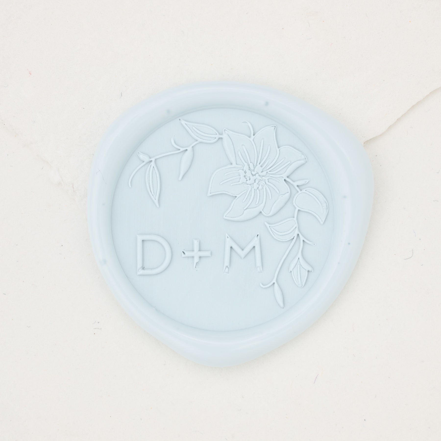Clematis Monogram Wax Seals