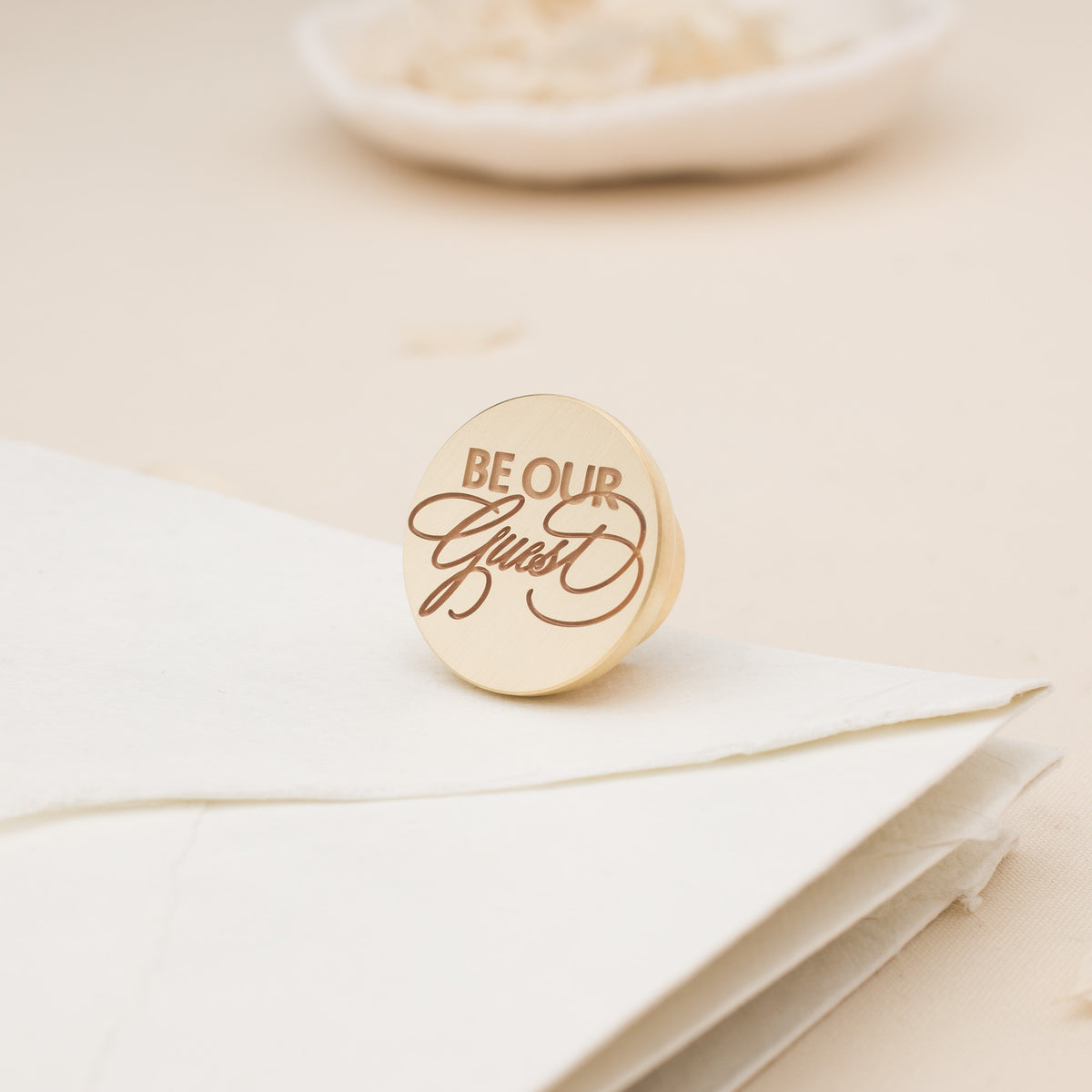 Be Our Guest Wax Stamp
