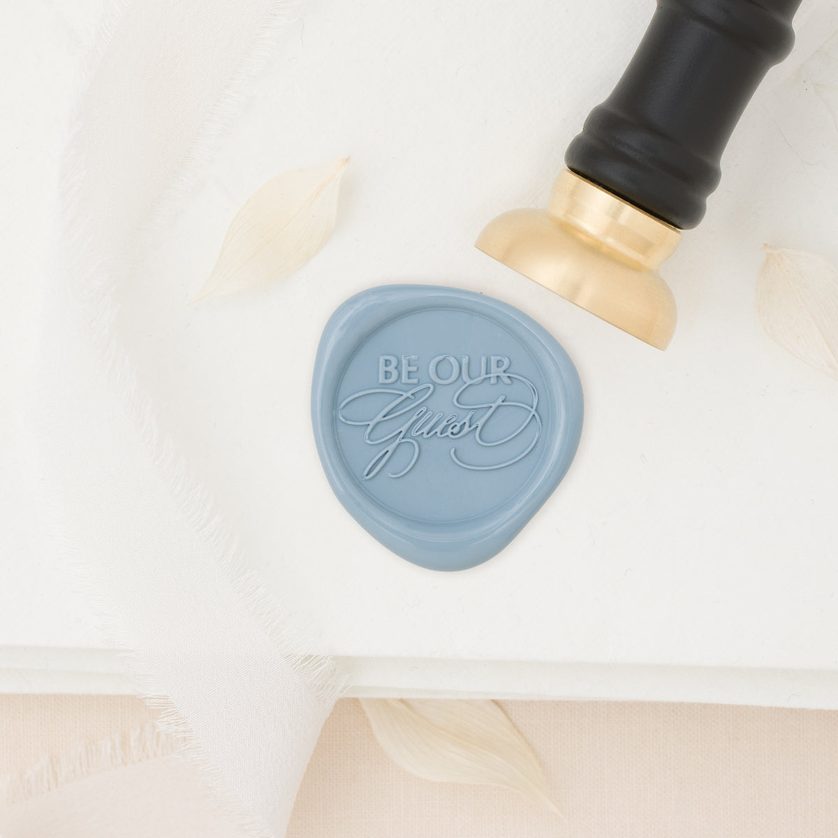 Be Our Guest Wax Stamp