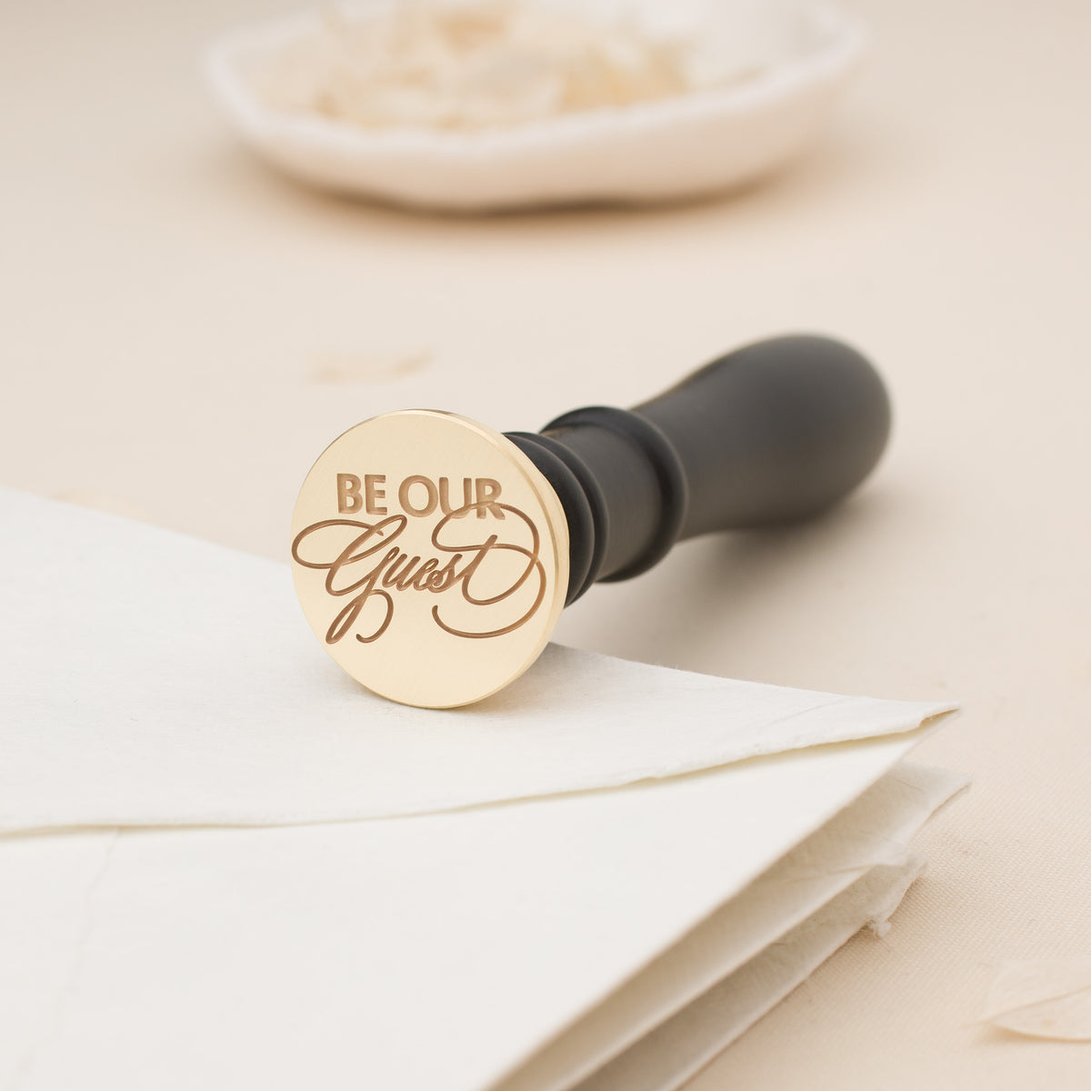 Be Our Guest Wax Stamp