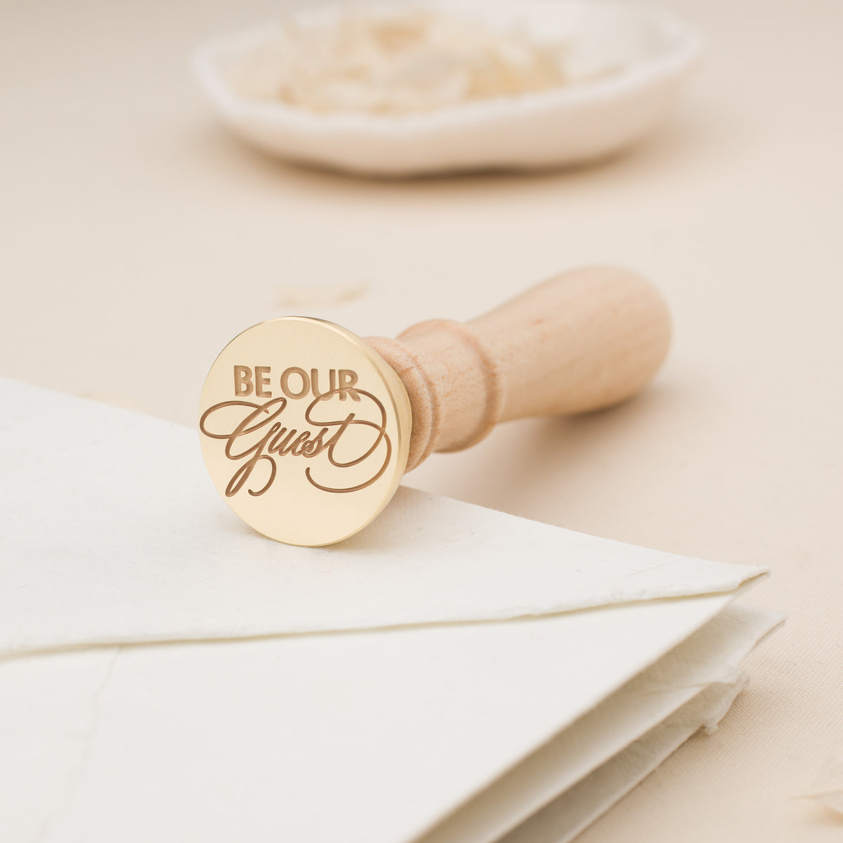 Be Our Guest Wax Stamp