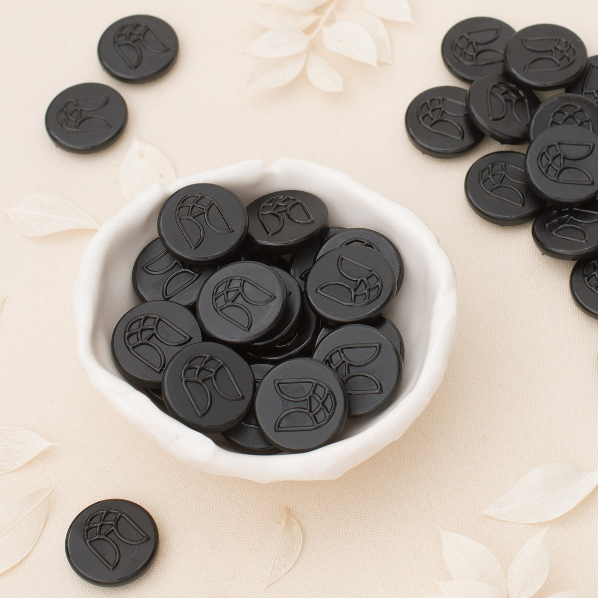 Black Sealing Wax Beads (50 Pack)