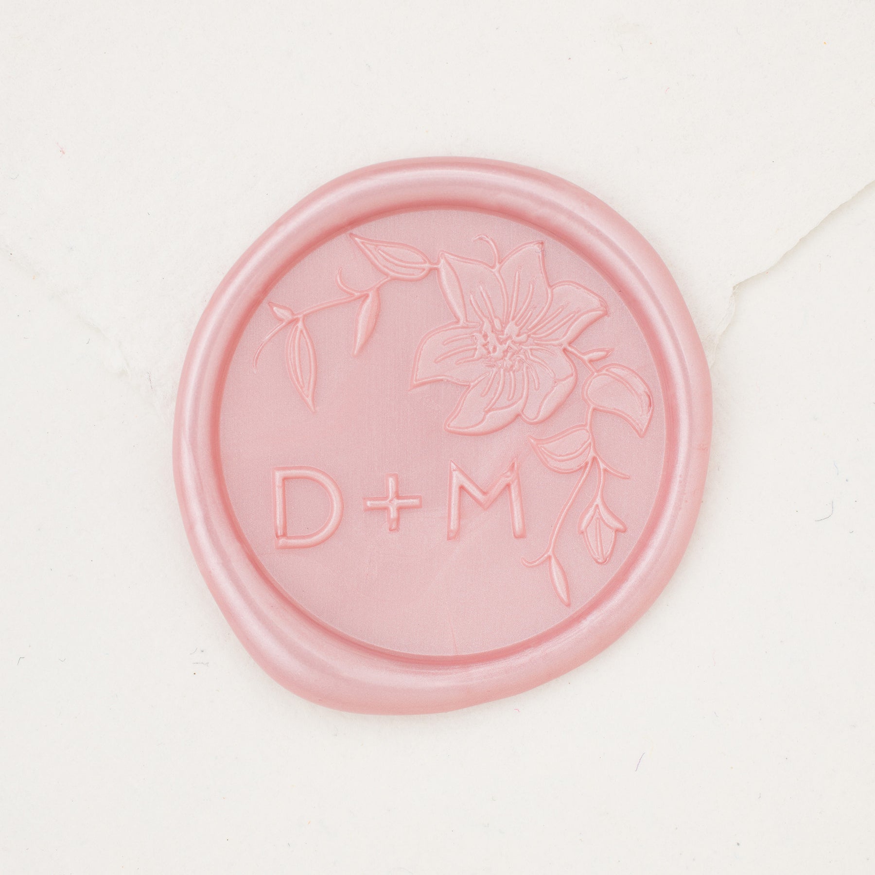 Clematis Monogram Wax Seals