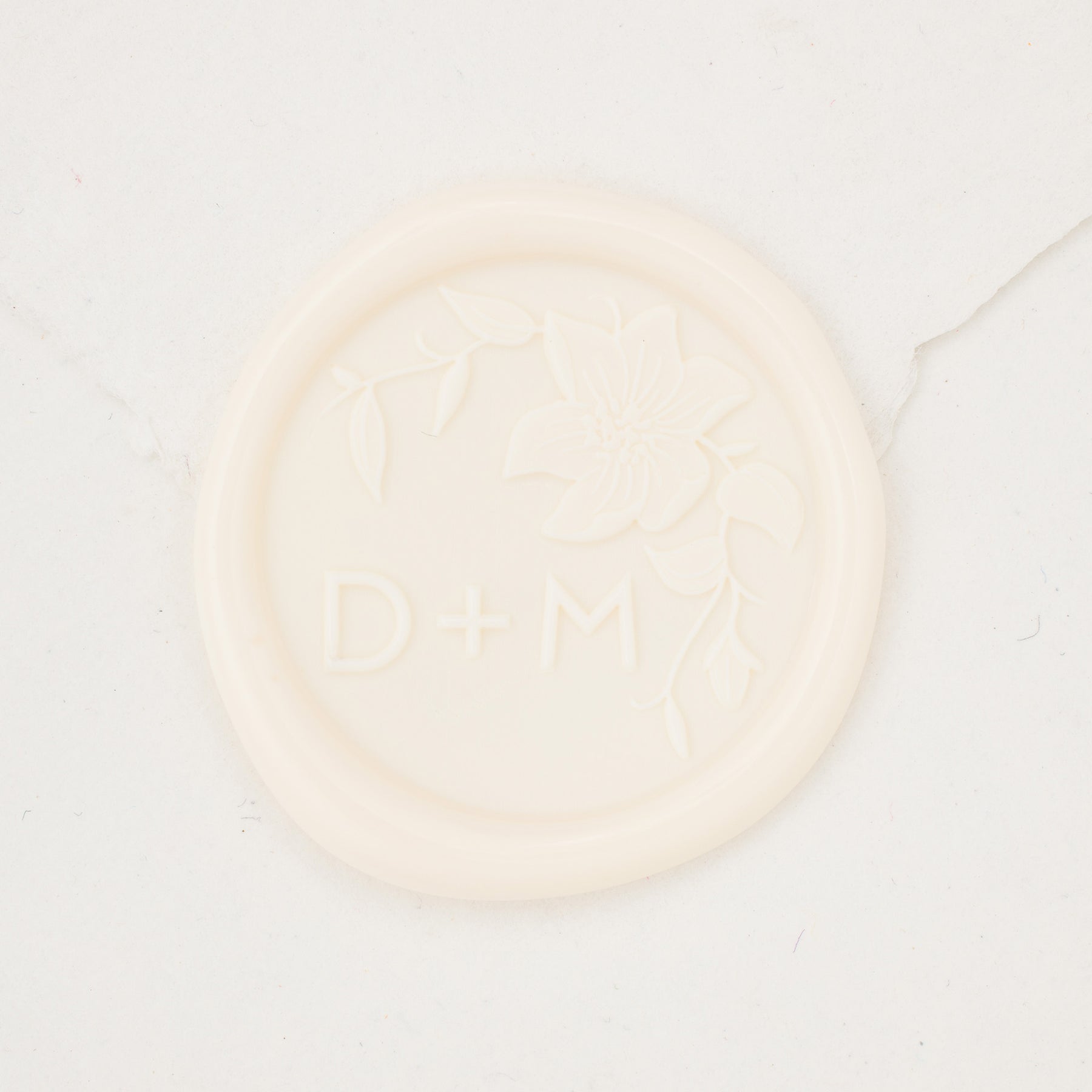 Clematis Monogram Wax Seals