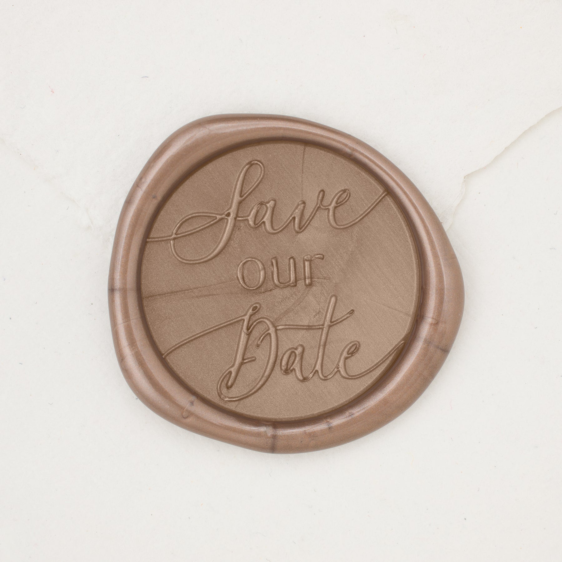 Save Our Date Script Wax Seals