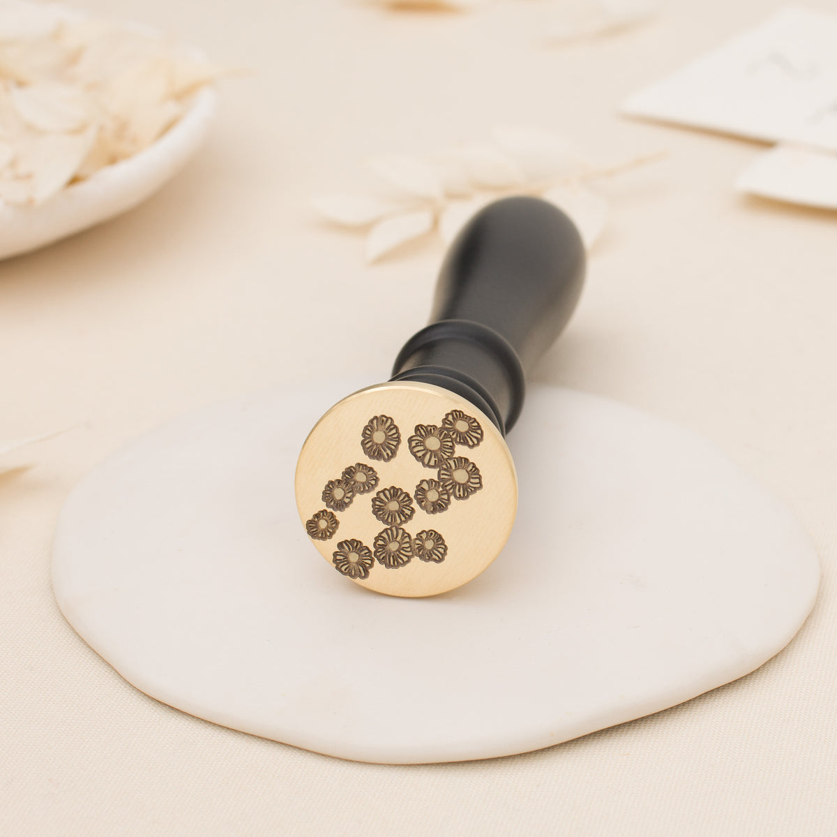 Desert Daisy Wax Stamp