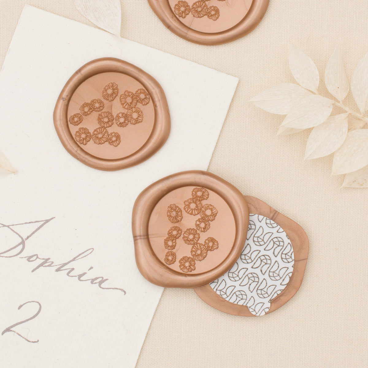 Desert Daisy Wax Seals