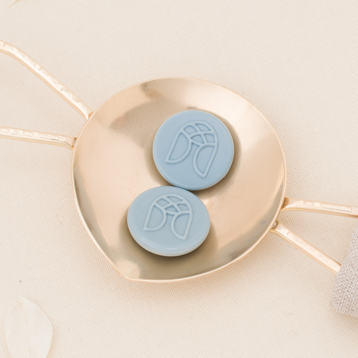 Dusty Blue Sealing Wax Beads (50 Pack)