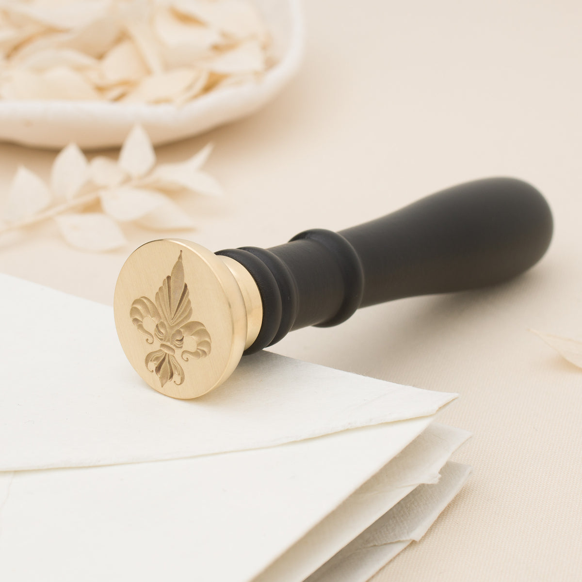 Fleur de Lis 3D Wax Stamp