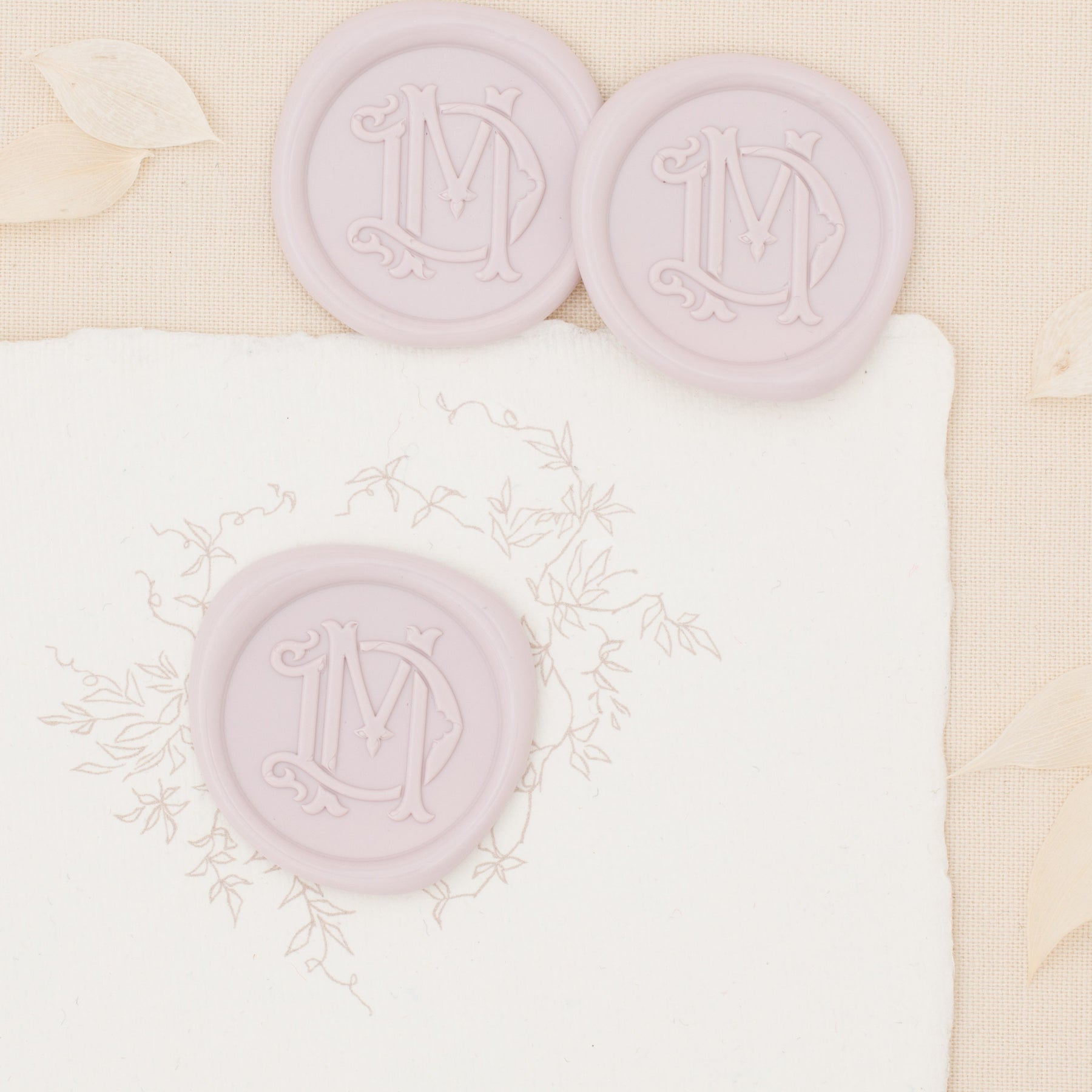 Landon Monogram Wax Seals