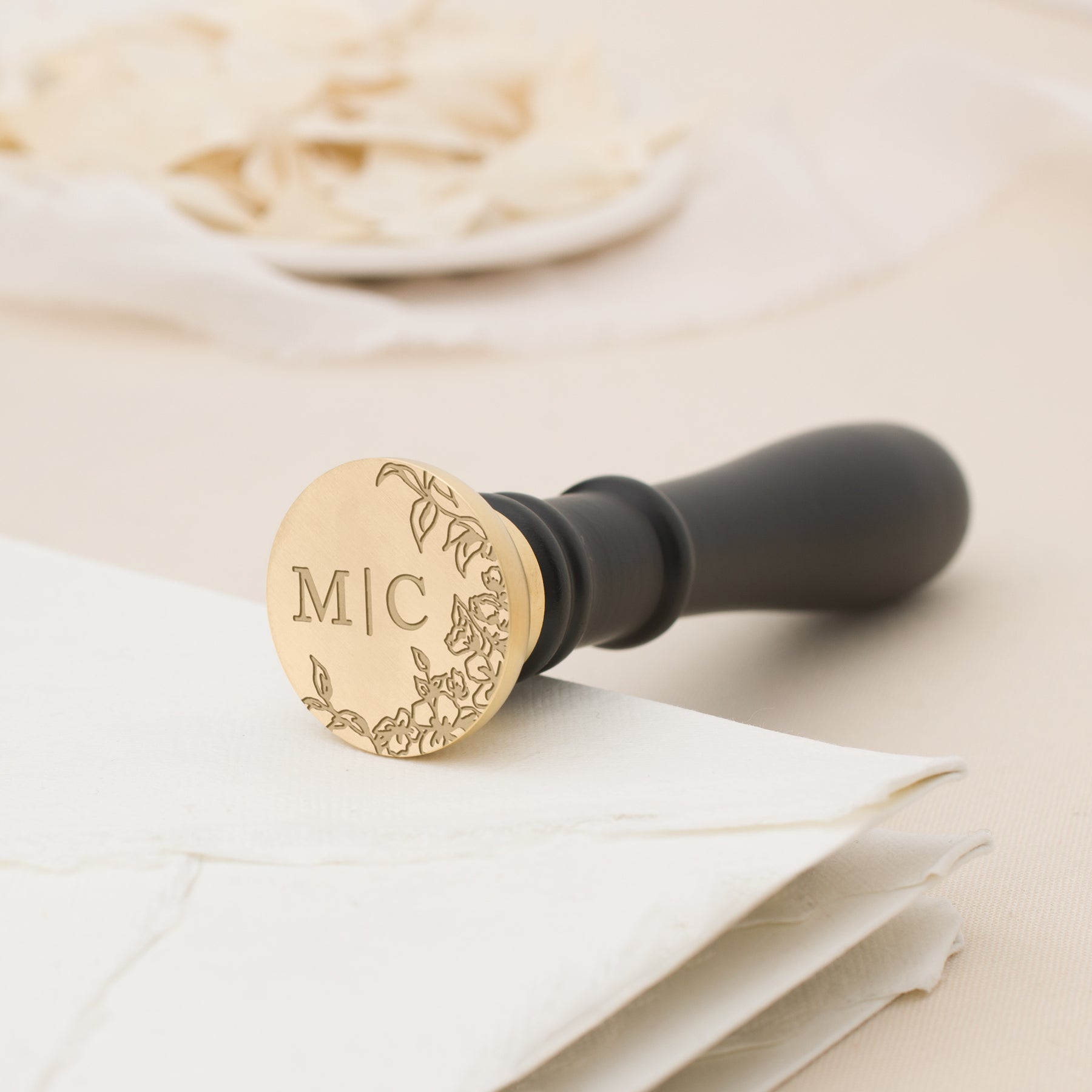 Lena Monogram Wax Stamp