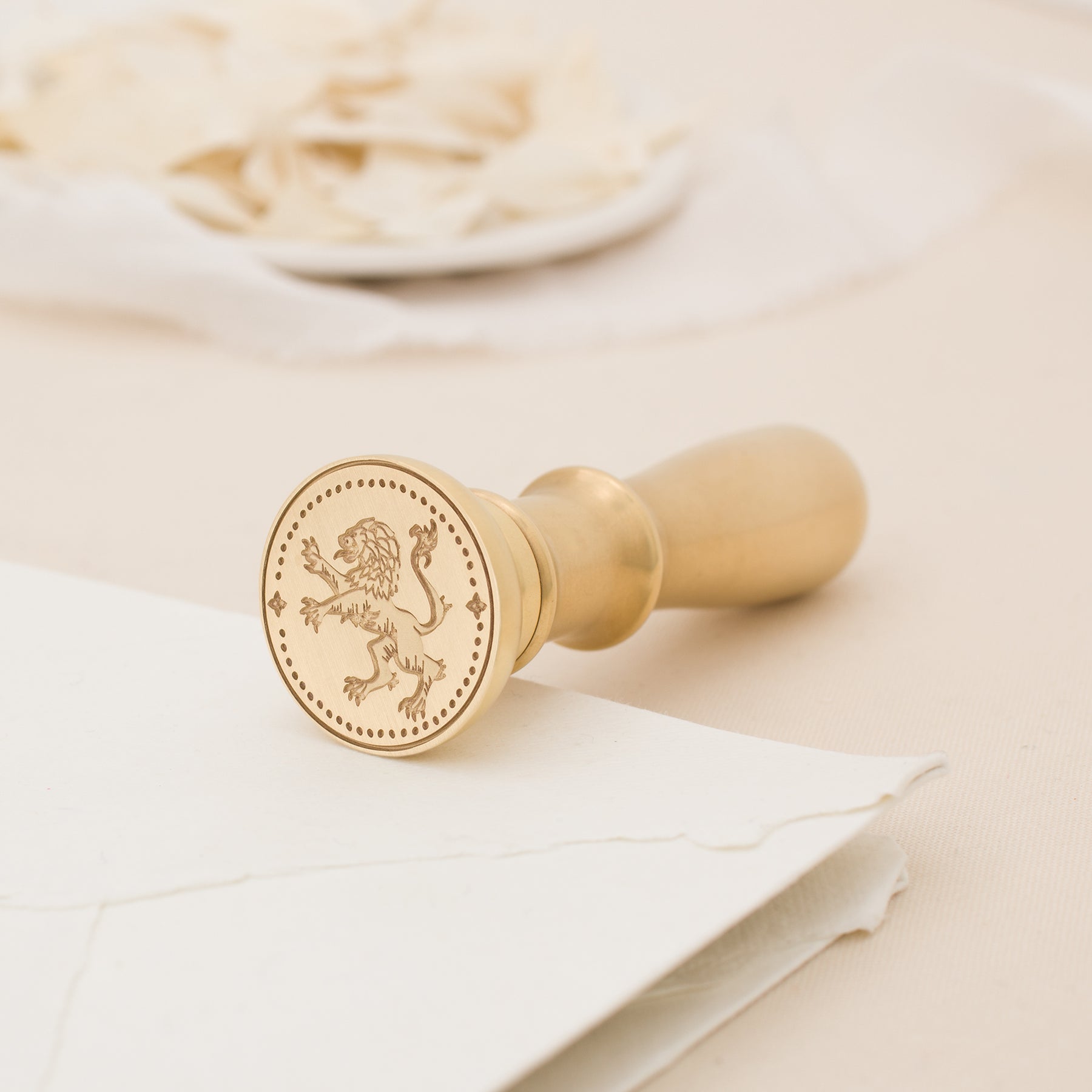 Leo Crest Wax Stamp