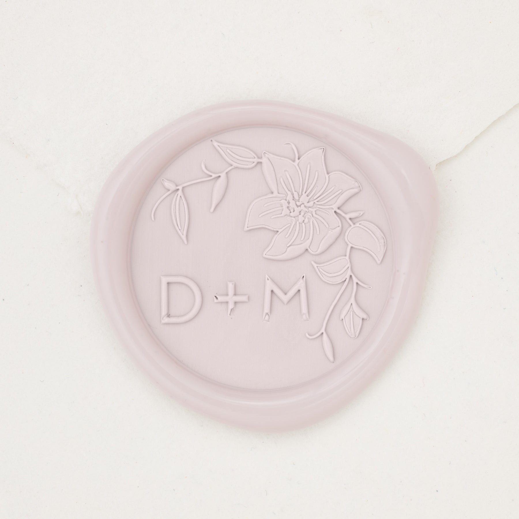 Clematis Monogram Wax Seals