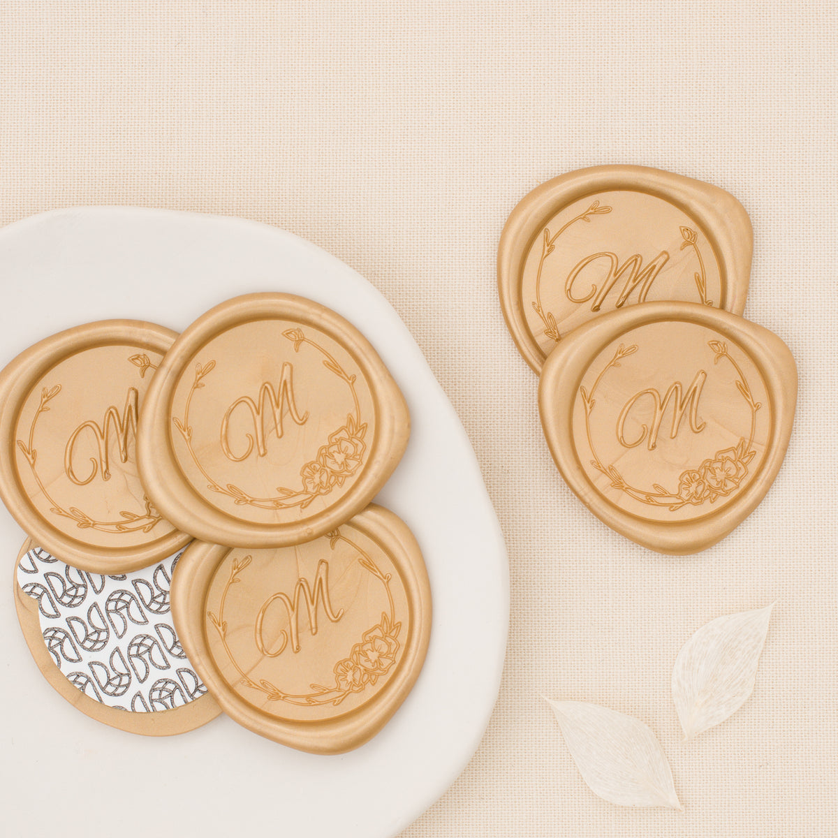 Lucy Single Initial Wax Seals