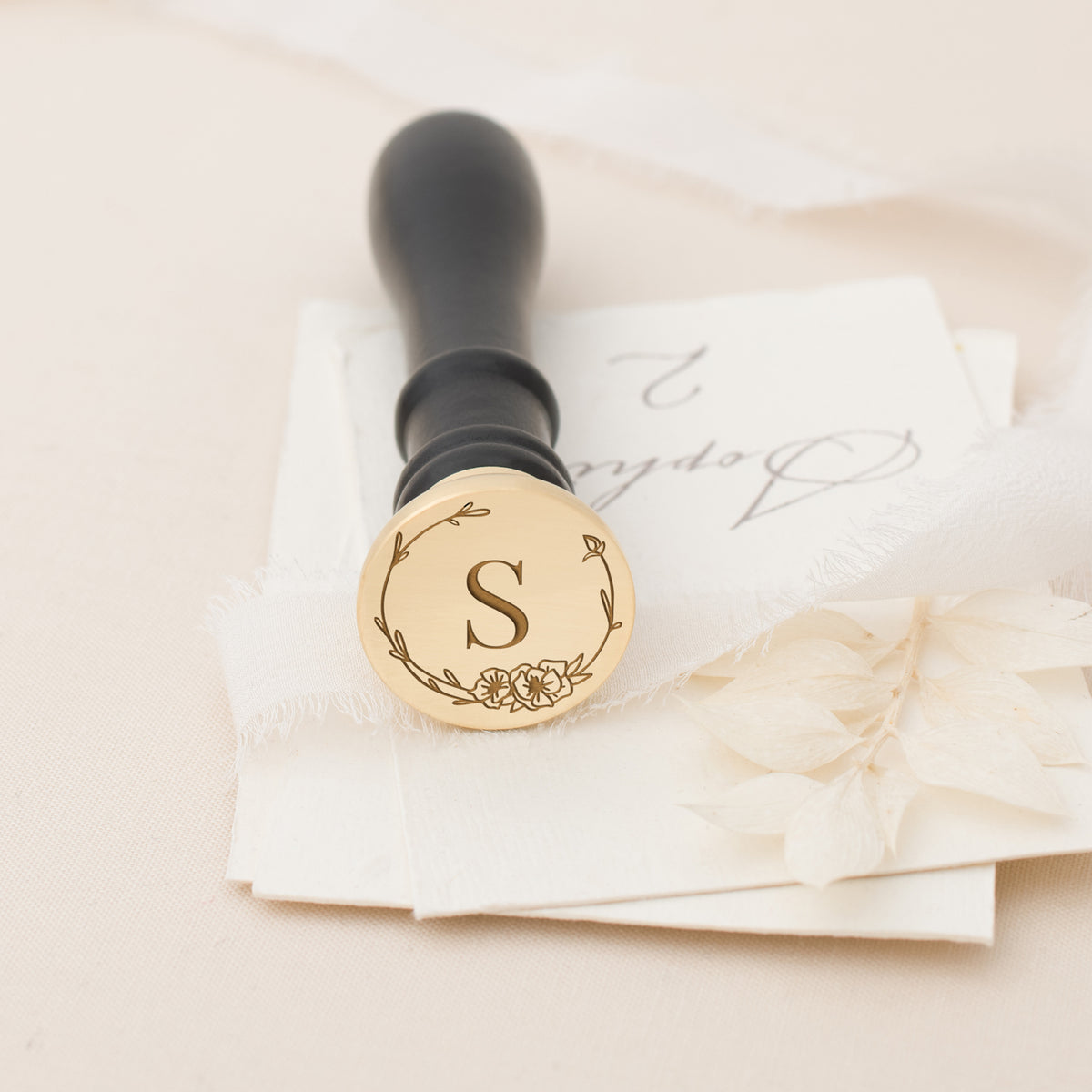 Lucy Single Initial Wax Stamp