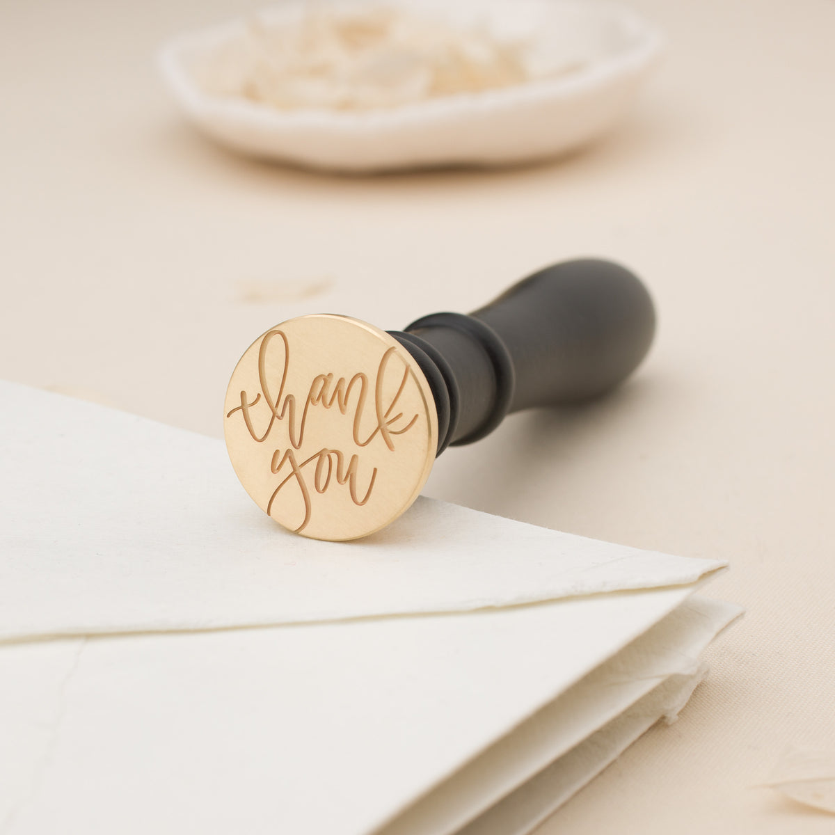 Modern Thank You Wax Stamp