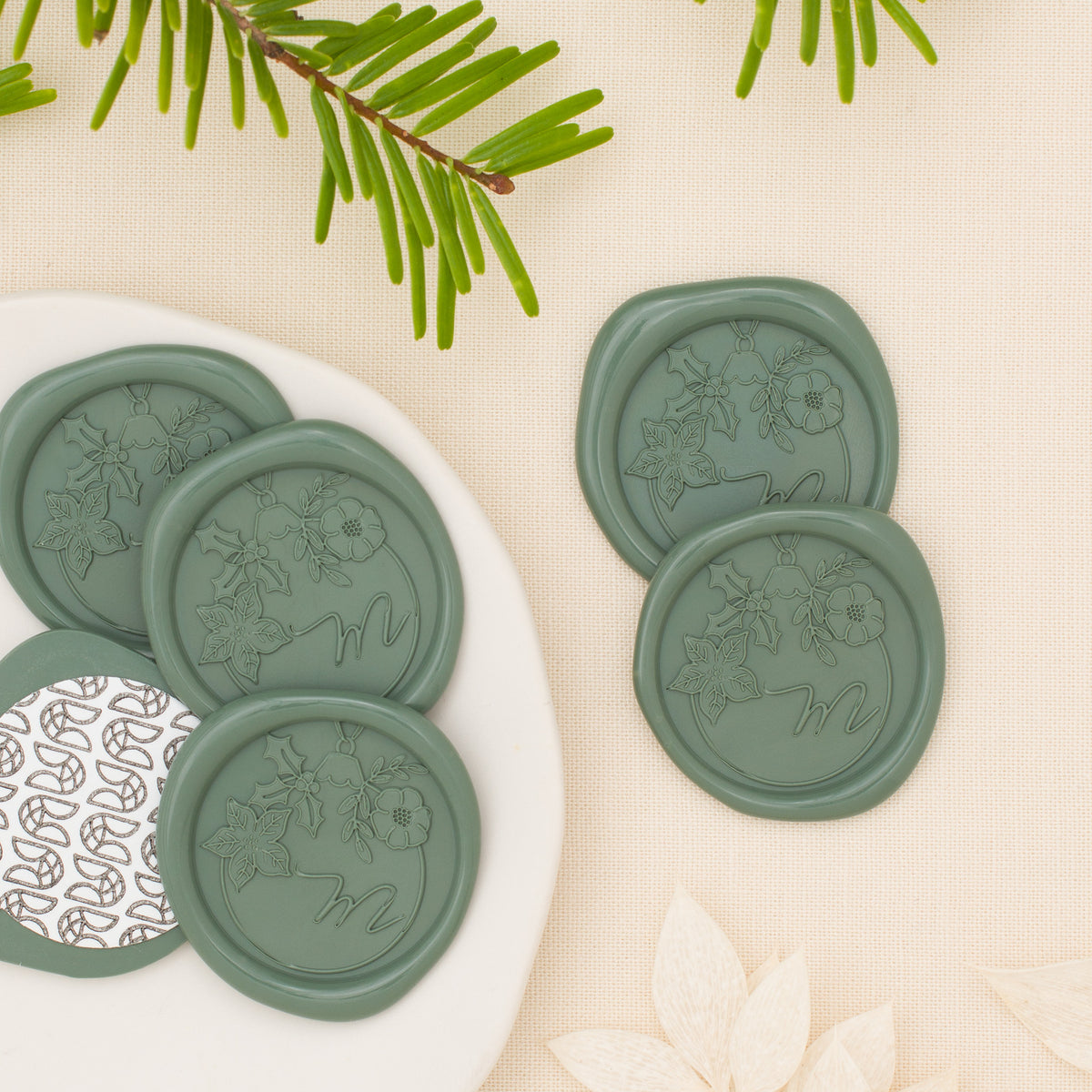 Noelle Single Initial Wax Seals