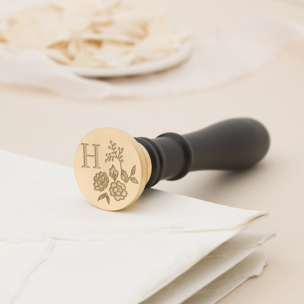 Odessa Initial Wax Stamp